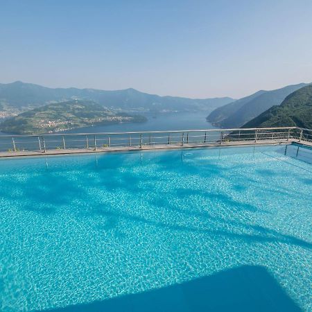 Van Gogh - Beautiful Lake Iseo View And Swimming Pool Parzanica 외부 사진