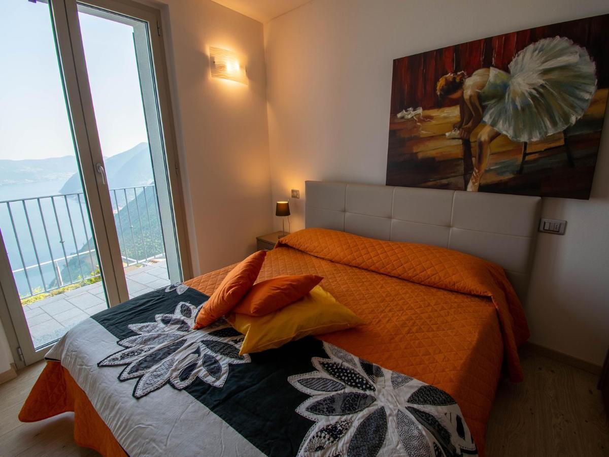 Van Gogh - Beautiful Lake Iseo View And Swimming Pool Parzanica 외부 사진